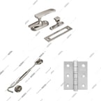 Aksesoris jendela paket dekkson engsel stainless steel ecoline sus 202, hak angin, rambuncis