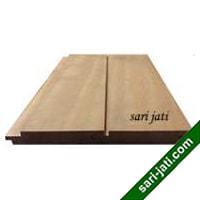 bengkirai wood jumbo lumber ceiling with 10 MM square-shape groove LBA 25135