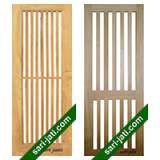 solid wood grille door