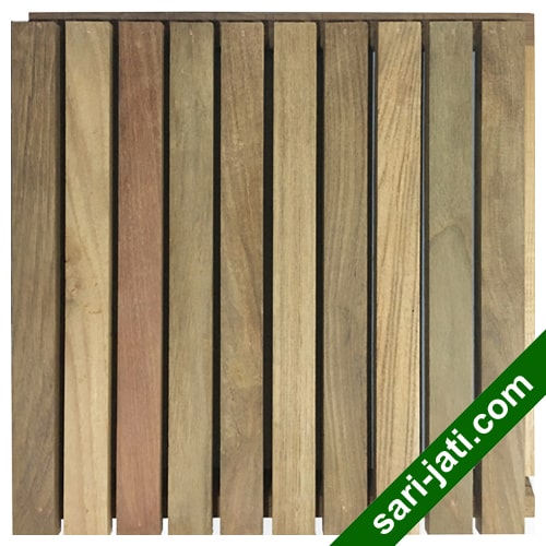 Harga decking garden tile kayu model murah