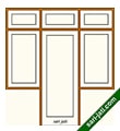 Catalog wood door window jamb design