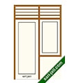 Catalog wood door window jamb design