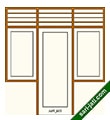 Catalog wood door window jamb design