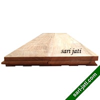 Flooring kayu jati perhutani I, model T&G tipe SF 1890