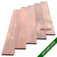 Flooring lantai kayu merbau ukuran 1,5 x 9 cm model SF 1590