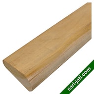 Harga pegangan tangga dari kayu mahoni 5x10,5 cm model modern kontemporer HR 50107 murah