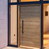 modern contemporary minimalist lamella door