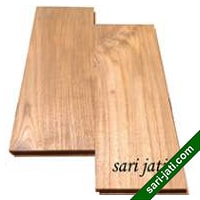 Lantai flooring kayu jati perhutani I ukuran 18x140 mm Tipe SF 18140