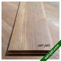 Lantai kayu flooring kayu jati