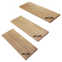 Papan trap tangga kayu merbau tebal 4 cm model anti selip STUA 35300