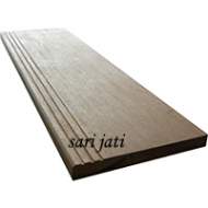 Papan trap tangga kayu merbau anti selip model STUA 35300