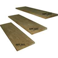 Papan tangga kayu model profil tidak tajam r = 5 mm STUR 35300