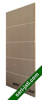 Pintu double mega teak variasi alur nad horisontal FS 1B10