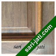  Pintu  Panel Solid Raised Kayu  Jati Merbau Kamper Meranti 