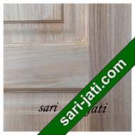  Detil Pintu Panel Solid Raised Dibevel Kayu Jati Perhutani I SRP 2B1