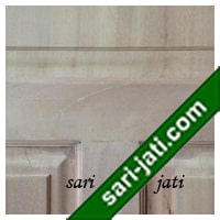 Detil pintu kayu kamper, panil solid raised bevel SRP 3A2