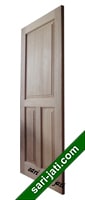 Pintu kayu kamper, panil solid raised bevel SRP 3A2