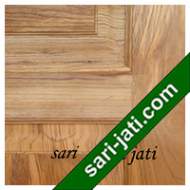  Detil Pintu Panel Solid Raised Dibevel Kayu Jati Perhutani I SRP 3A3