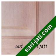  Detil Pintu Panel Solid Raised Dibevel Kayu Kamper SRP 3A8