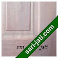  Detil Pintu Panel Solid Raised Dibevel Kayu Kamper SRP 4B2