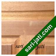  Detil Pintu Panel Solid Raised Dibevel Kayu Merbau SRP 5A3