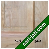 Detil pintu kayu jati perhutani I, panil solid raised bevel SRP 5A8