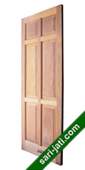 Pintu Panel Solid Raised Dibevel Kayu Merbau SRP 6A7