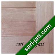  Detil Pintu Panel Solid Flat Alur Nad Jati