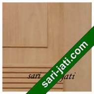  Detil Pintu Panil Solid Flat Alur Nad Besar Keliling Panil Kayu Jati Perhutani I SFP 1E3