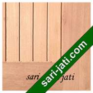 detil gambar model pintu kayu minimalis elegan kayu kamper SFP 1E4