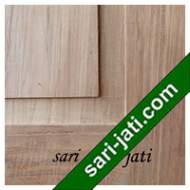 Detil Pintu Panil Solid Flat Alur Nad Lebar Kayu Kamper SFP 1F3