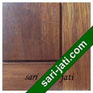 Detil Pintu Panil Solid Flat Alur Nad Sempit Kayu Merbau SFP 3A1