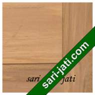 Detil Pintu Panil Solid Flat Alur Nad Kecil / Sempit Kayu Jati Perhutani I SFP 1A1