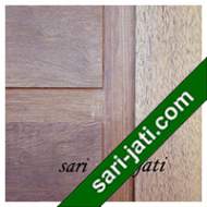  Detil Pintu Panel Solid Flat Alur Nad Merbau