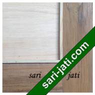 Harga pintu kayu jati perhutani I panil plywood tripleks meranti, detil desain tipe SPFP 1A1 murah