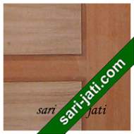  Detil Pintu Panil Plywood Flat Kayu Kamper Plywood Tripleks Meranti SPFP 4A1