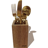 perhutani teak wood cutlery storage finishing food-grade with natural color HDCC 090090